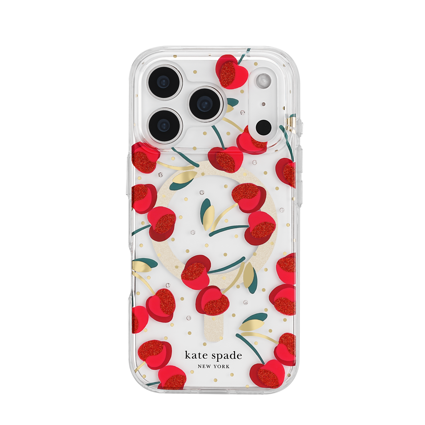 KATE SPADE Printed MagSafe Case for iPhone 17 Pro - Cherry Dot