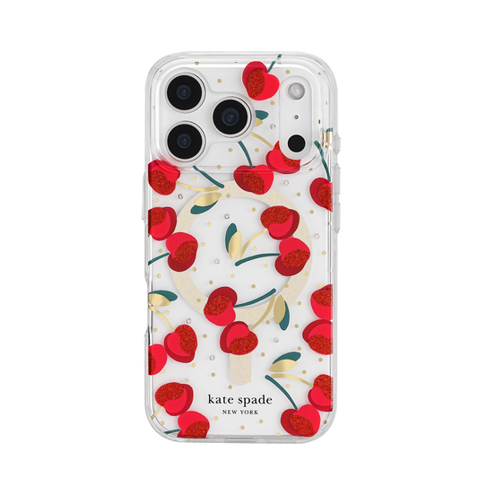 KATE SPADE Printed MagSafe Case for iPhone 17 Pro - Cherry Dot