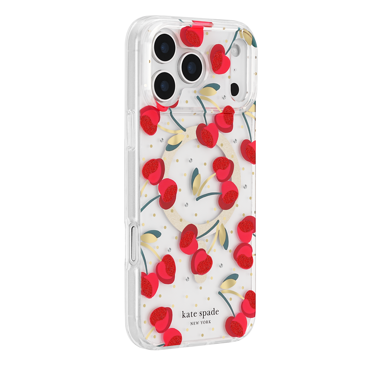 KATE SPADE Printed MagSafe Case for iPhone 17 Pro Max - Cherry Dot