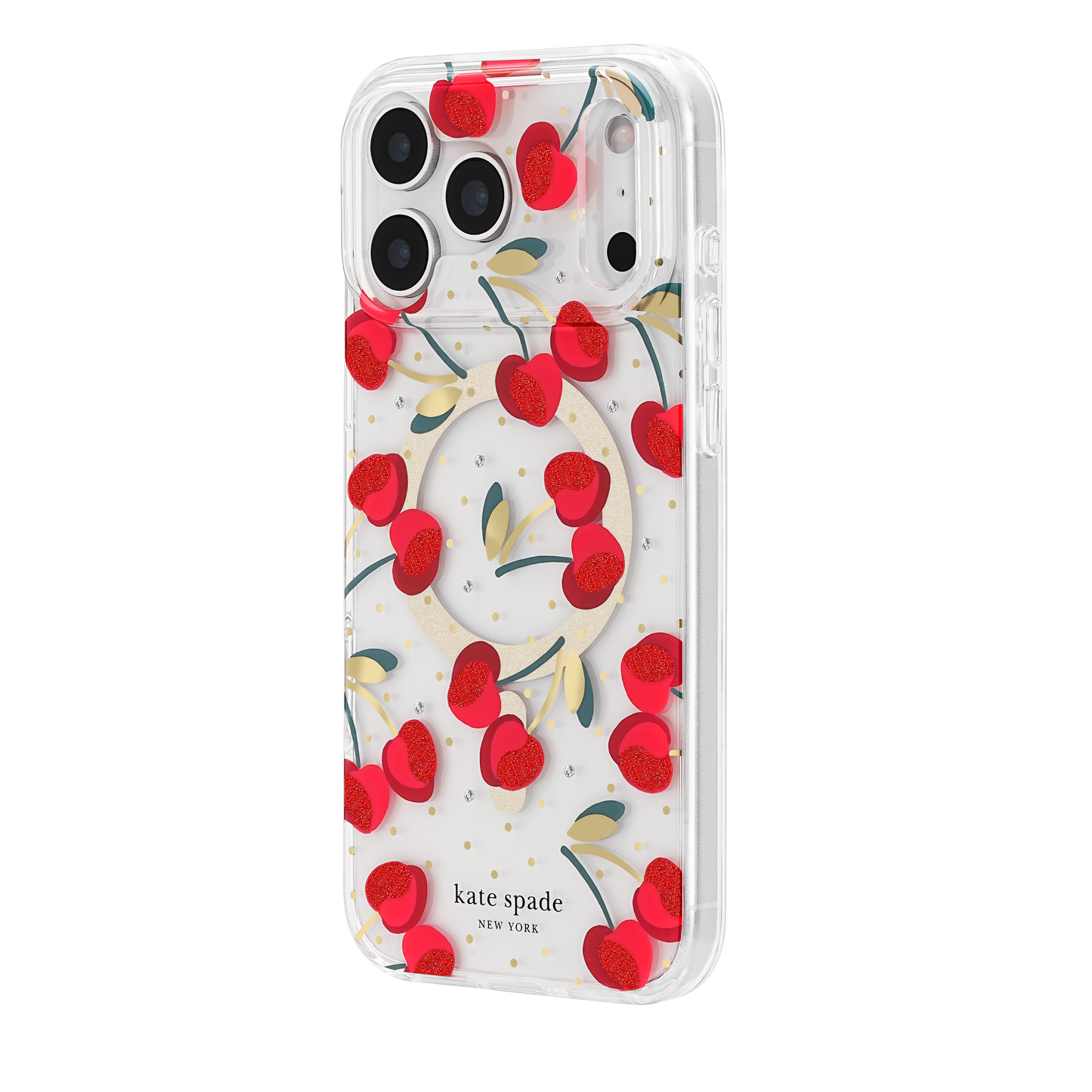 KATE SPADE Printed MagSafe Case for iPhone 17 Pro Max - Cherry Dot