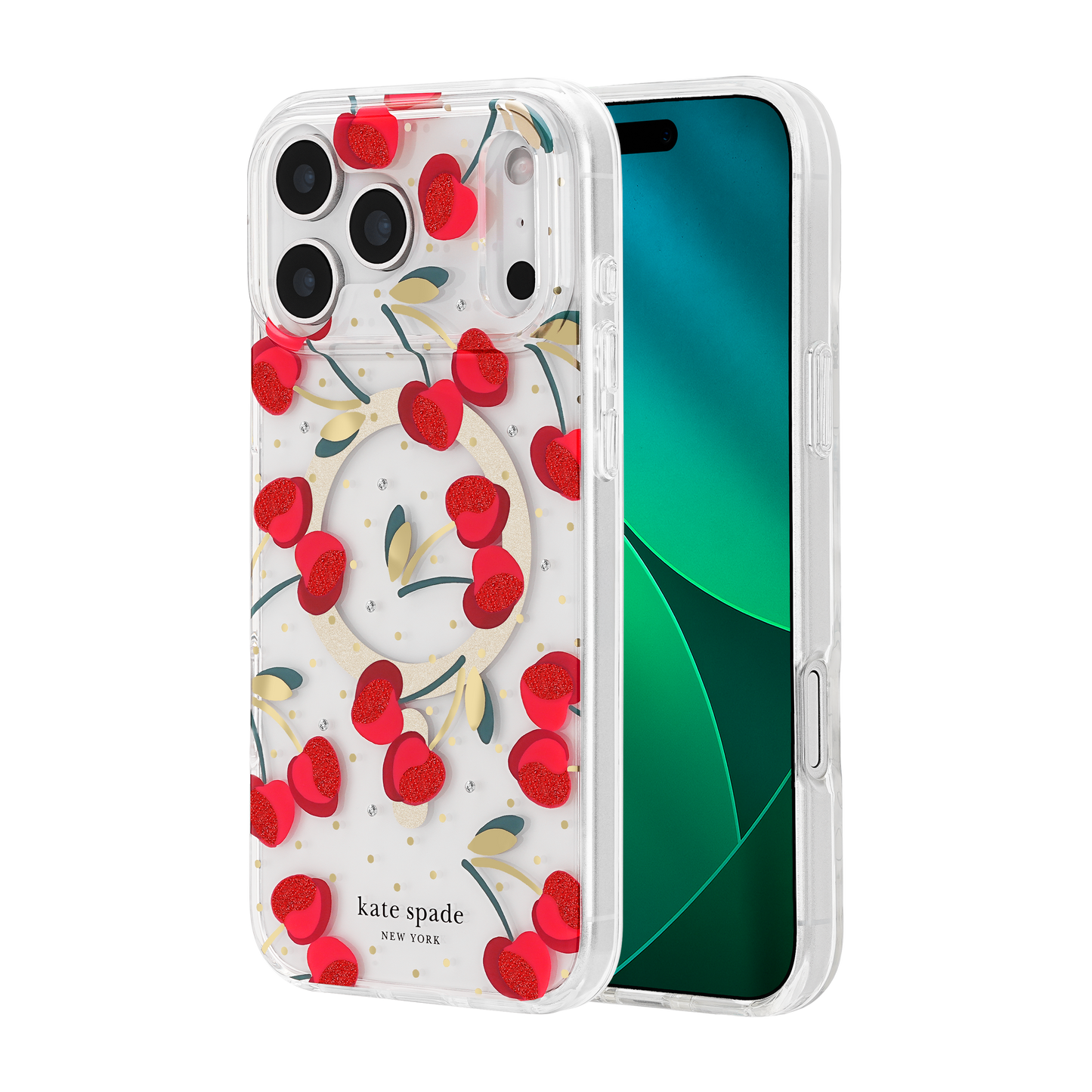 KATE SPADE Printed MagSafe Case for iPhone 17 Pro Max - Cherry Dot