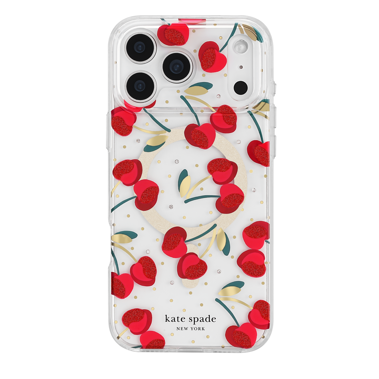 KATE SPADE Printed MagSafe Case for iPhone 17 Pro Max - Cherry Dot