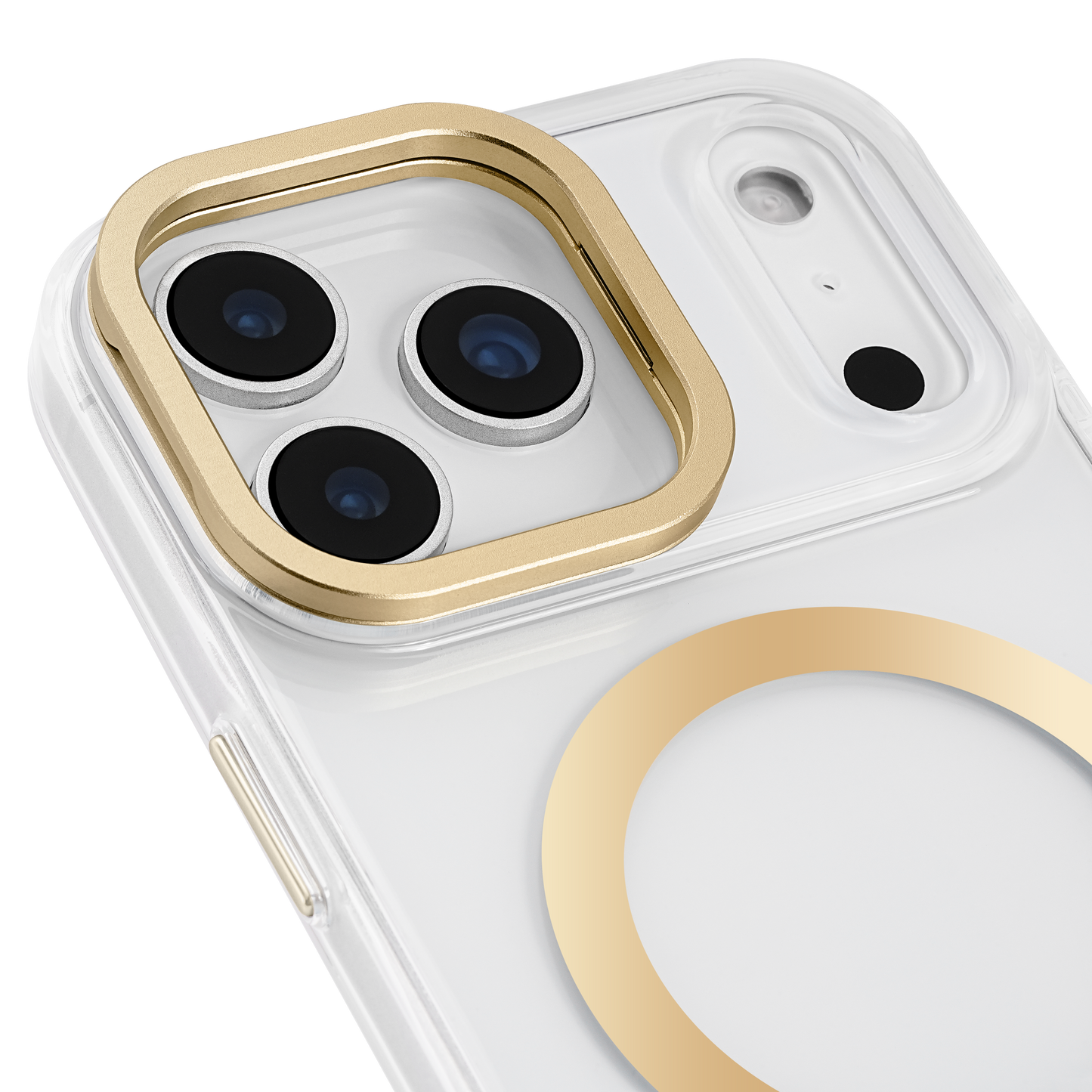 KATE SPADE Icon with Stand MagSafe Case for iPhone 17 Pro Max - Clear/Gold