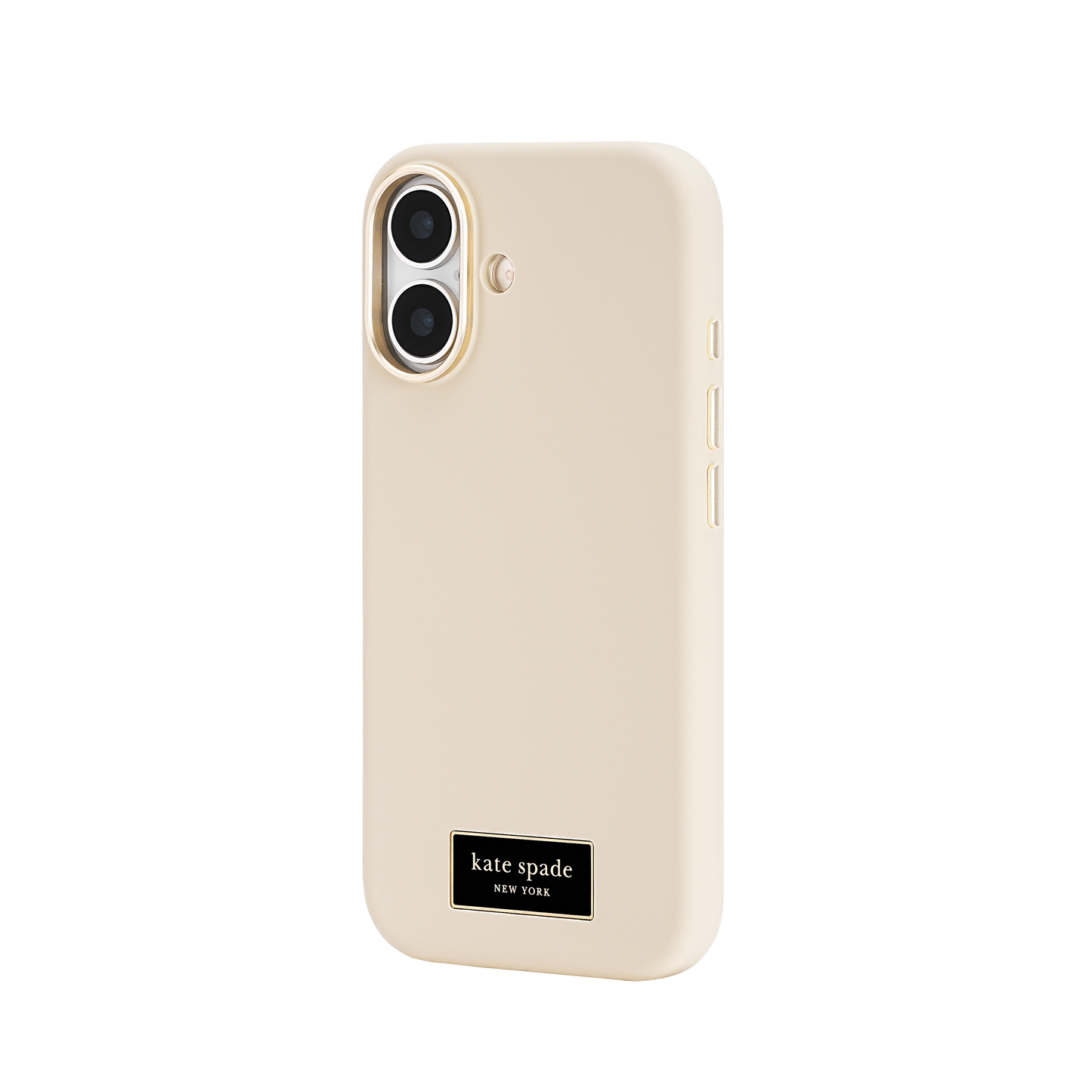 KATE SPADE Silicone Icon MagSafe Case for iPhone 17 - Perfect Beige