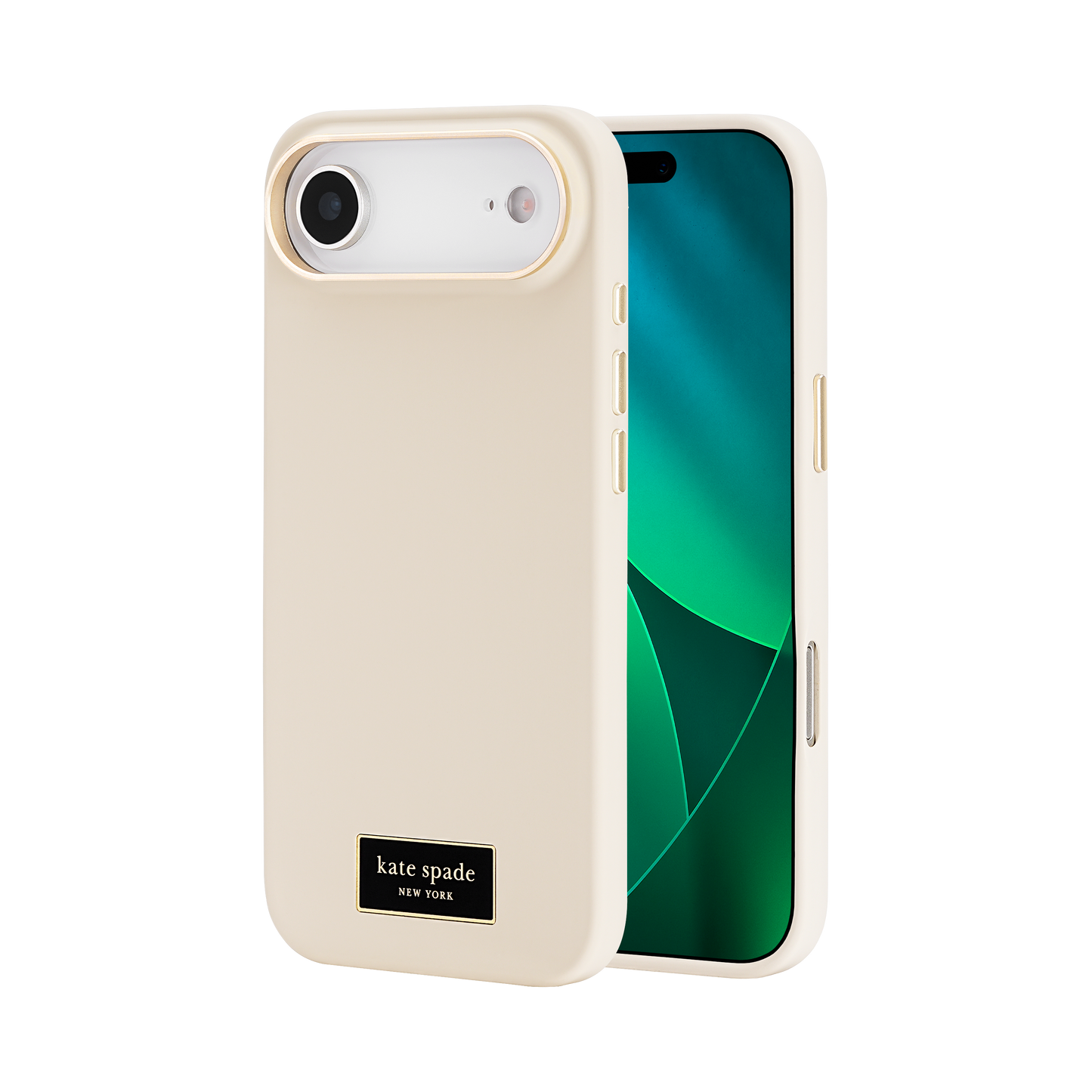 KATE SPADE Silicone Icon MagSafe Case for iPhone Air - Perfect Beige