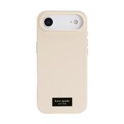 KATE SPADE Silicone Icon MagSafe Case for iPhone Air - Perfect Beige