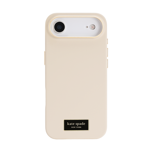 KATE SPADE Silicone Icon MagSafe Case for iPhone Air - Perfect Beige