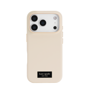 KATE SPADE Silicone Icon MagSafe Case for iPhone 17 Pro - Perfect Beige