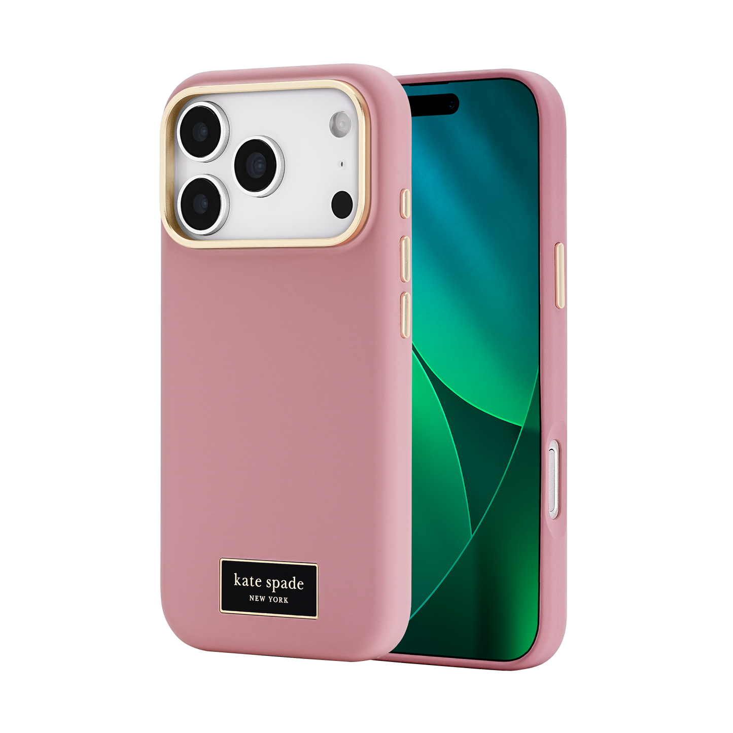 KATE SPADE Silicone Icon MagSafe Case for iPhone 17 Pro - Dusk Rose