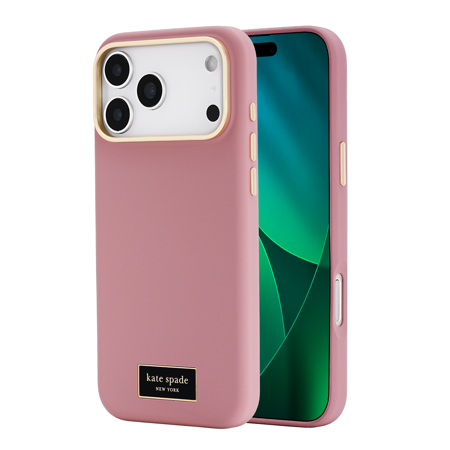 KATE SPADE Silicone Icon MagSafe Case for iPhone 17 Pro Max - Dusk Rose