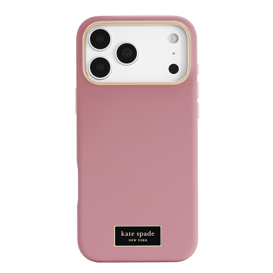 KATE SPADE Silicone Icon MagSafe Case for iPhone 17 Pro Max - Dusk Rose