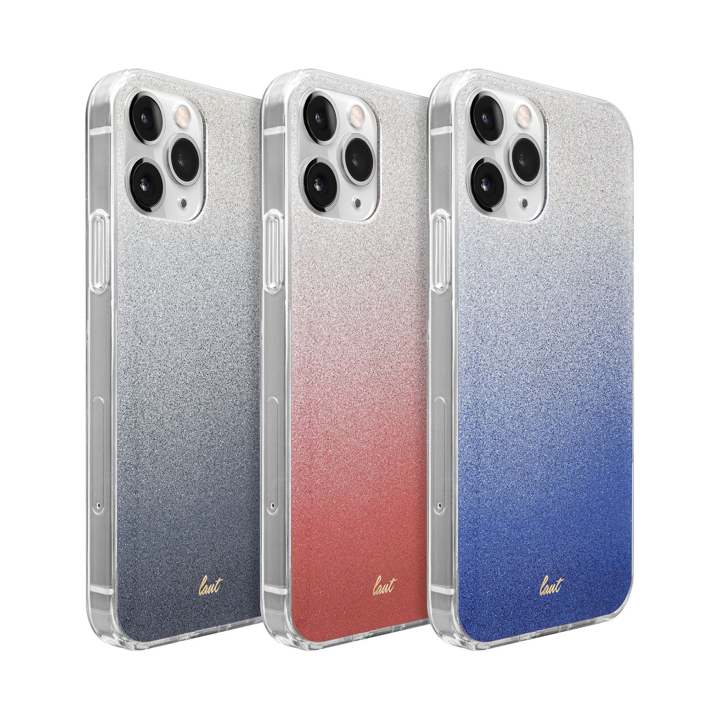 LAUT Ombre Sparkle for iPhone 12 Mini - Powder Blue