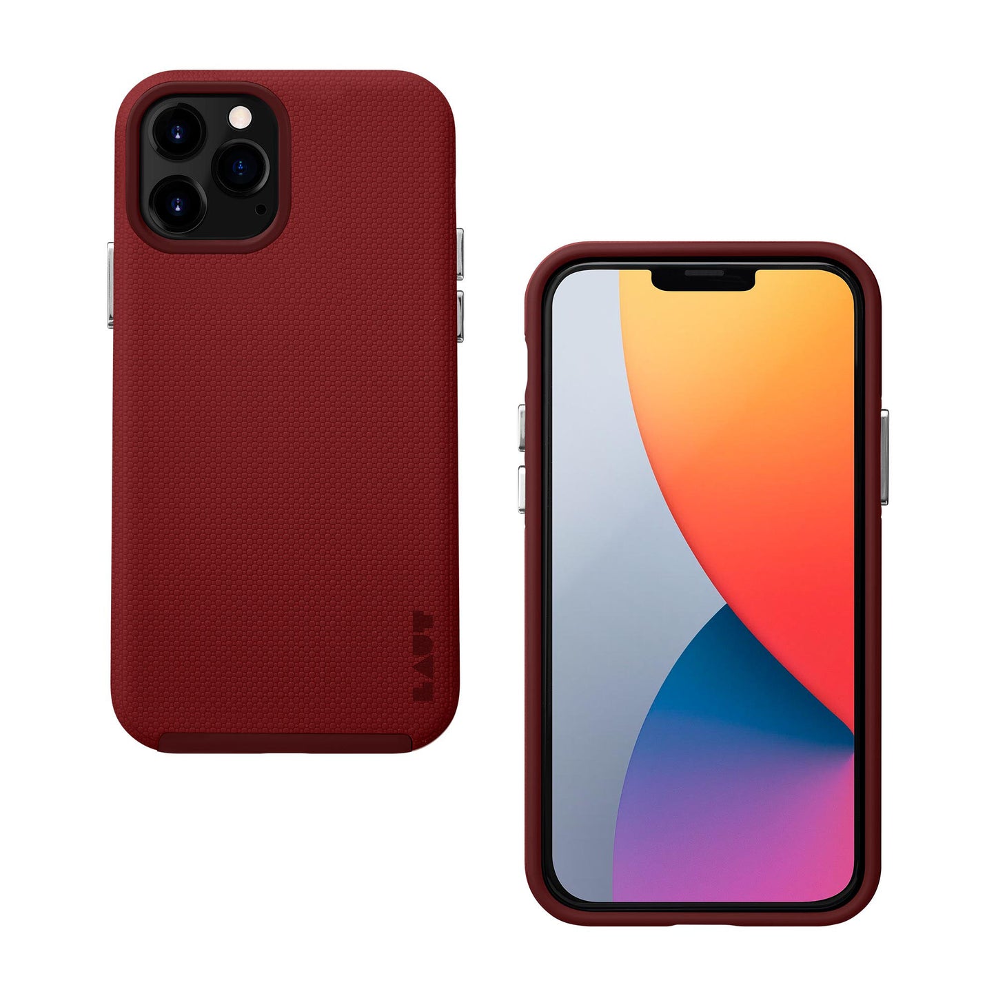 LAUT Shield for iPhone 12/12 Pro - Crimson