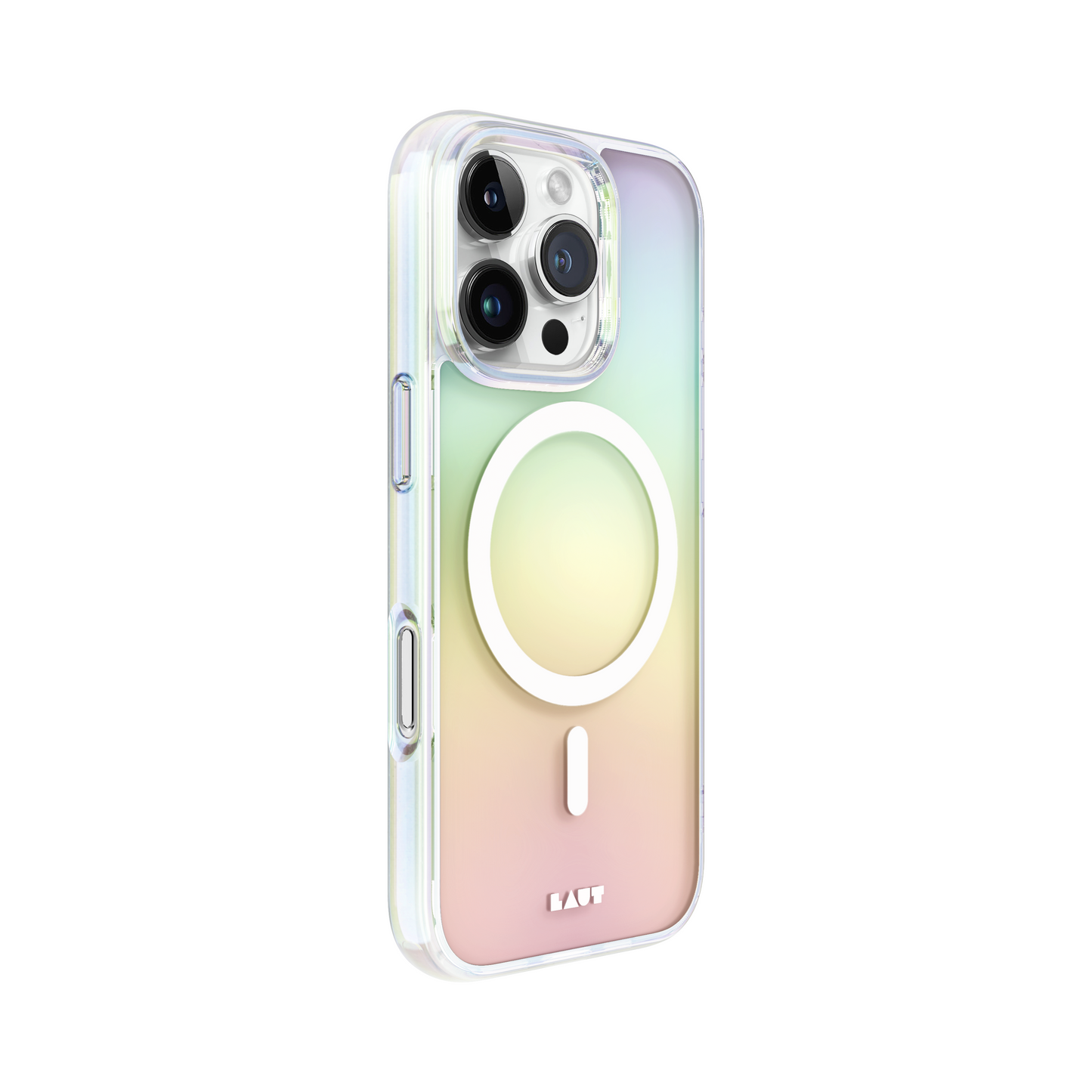 LAUT Holo MagSafe Case for iPhone 16 Pro - Pearl