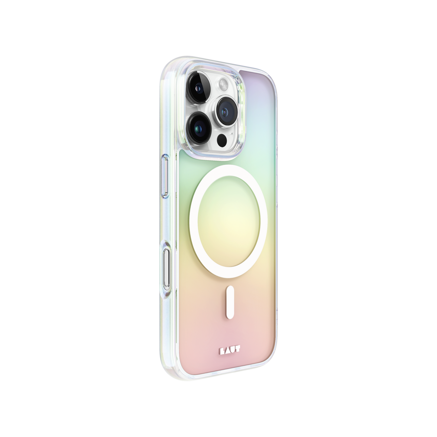 LAUT Holo MagSafe Case for iPhone 16 Pro Max - Pearl