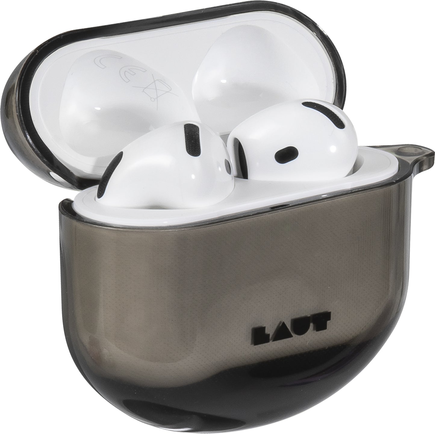 LAUT Aero Protect Case for AirPods 4 - Black Crystal (OLD)
