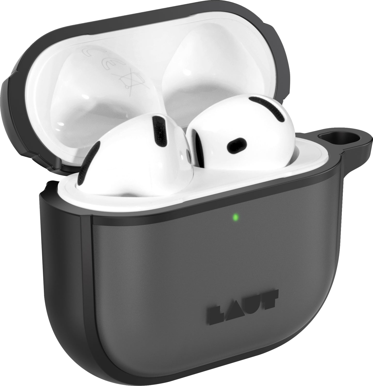 LAUT Huex Protect Case for AirPods 4 - Black (OLD)