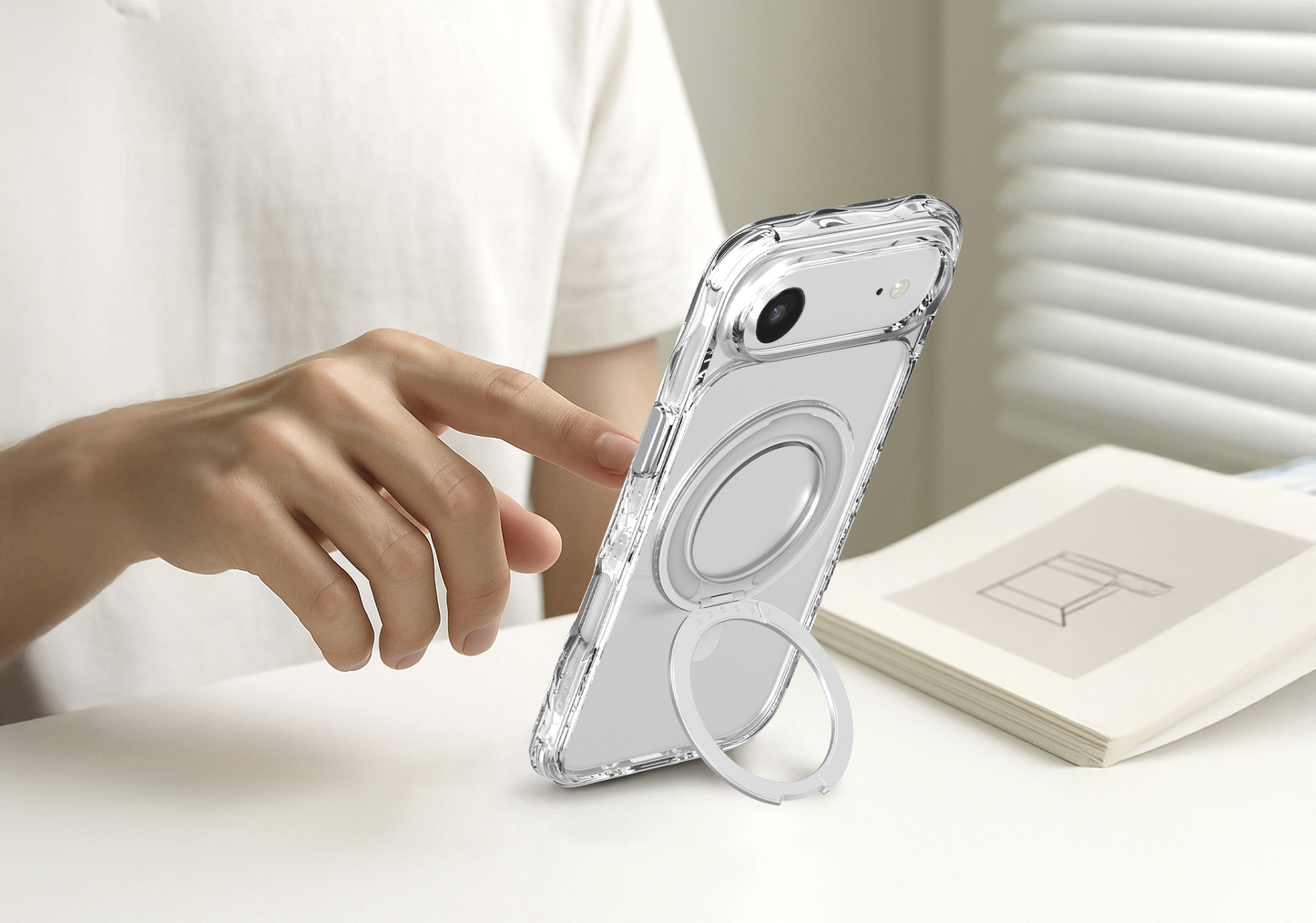 LAUT Carbon Matter MagSafe Case for iPhone Air - Crystal
