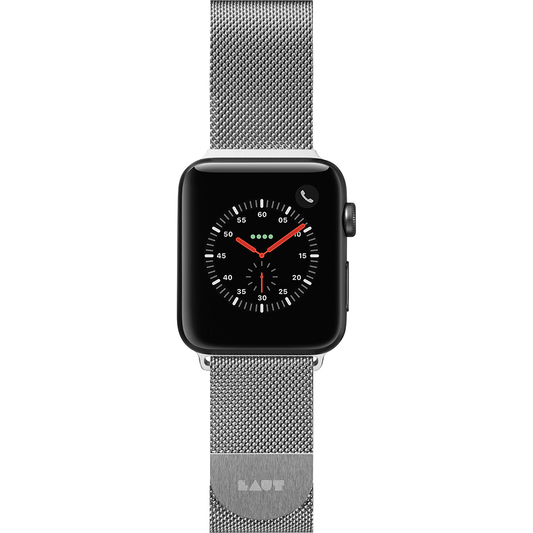 LAUT Steel Loop Watch Strap for Apple Watch 38/40/41 mm - Silver