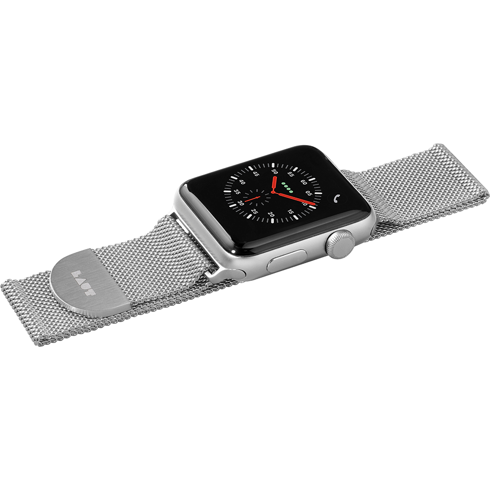 LAUT Steel Loop Watch Strap for Apple Watch 38/40/41 mm - Silver