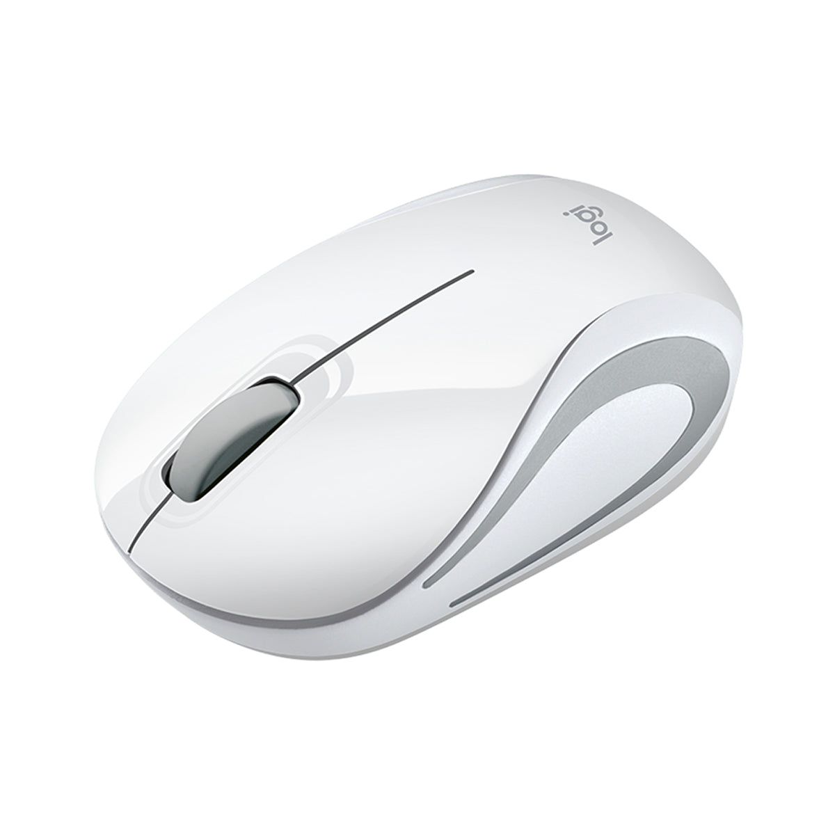 LOGITECH M187 Wireless Mini Mouse - White