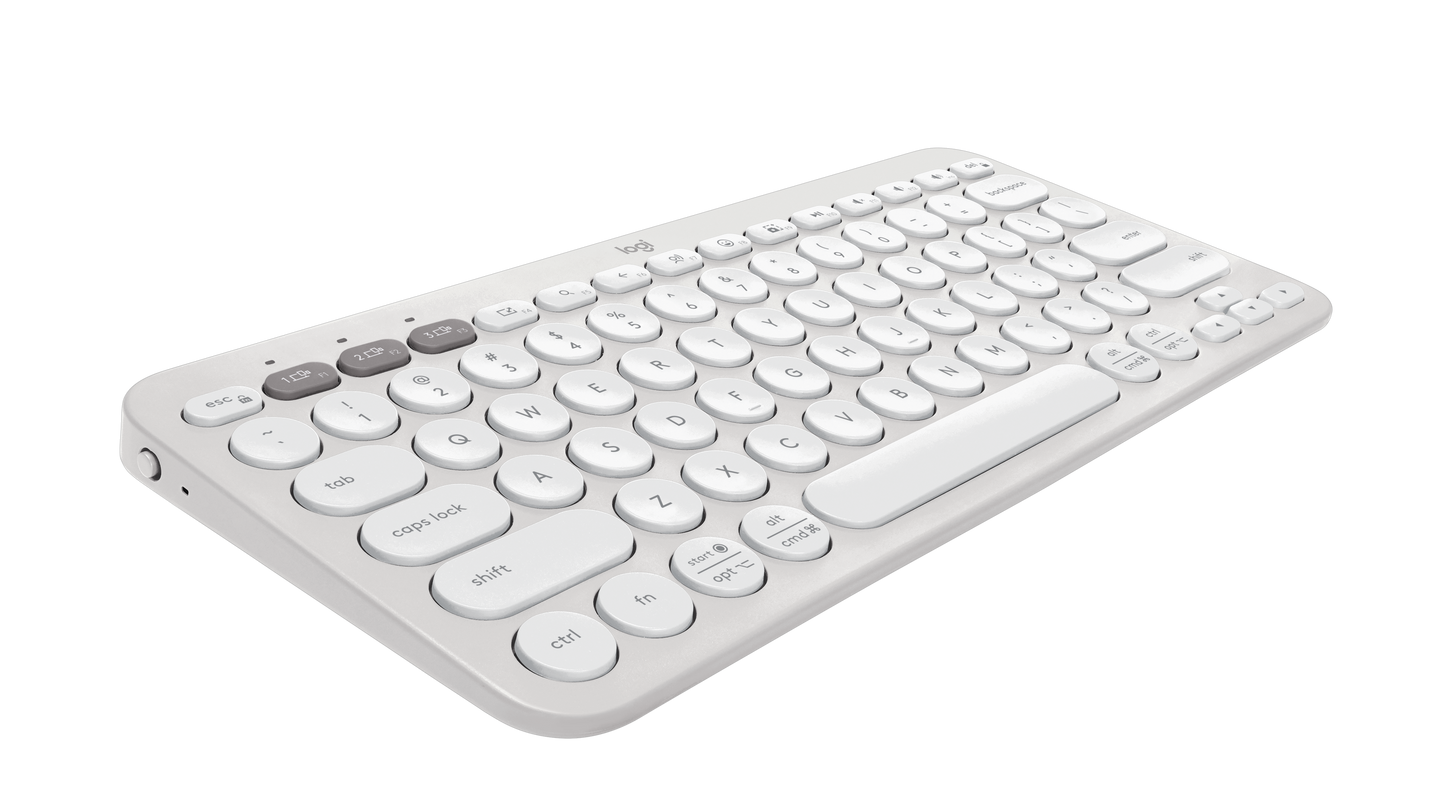 LOGITECH Pebble Keys 2 K380S - Tonal White