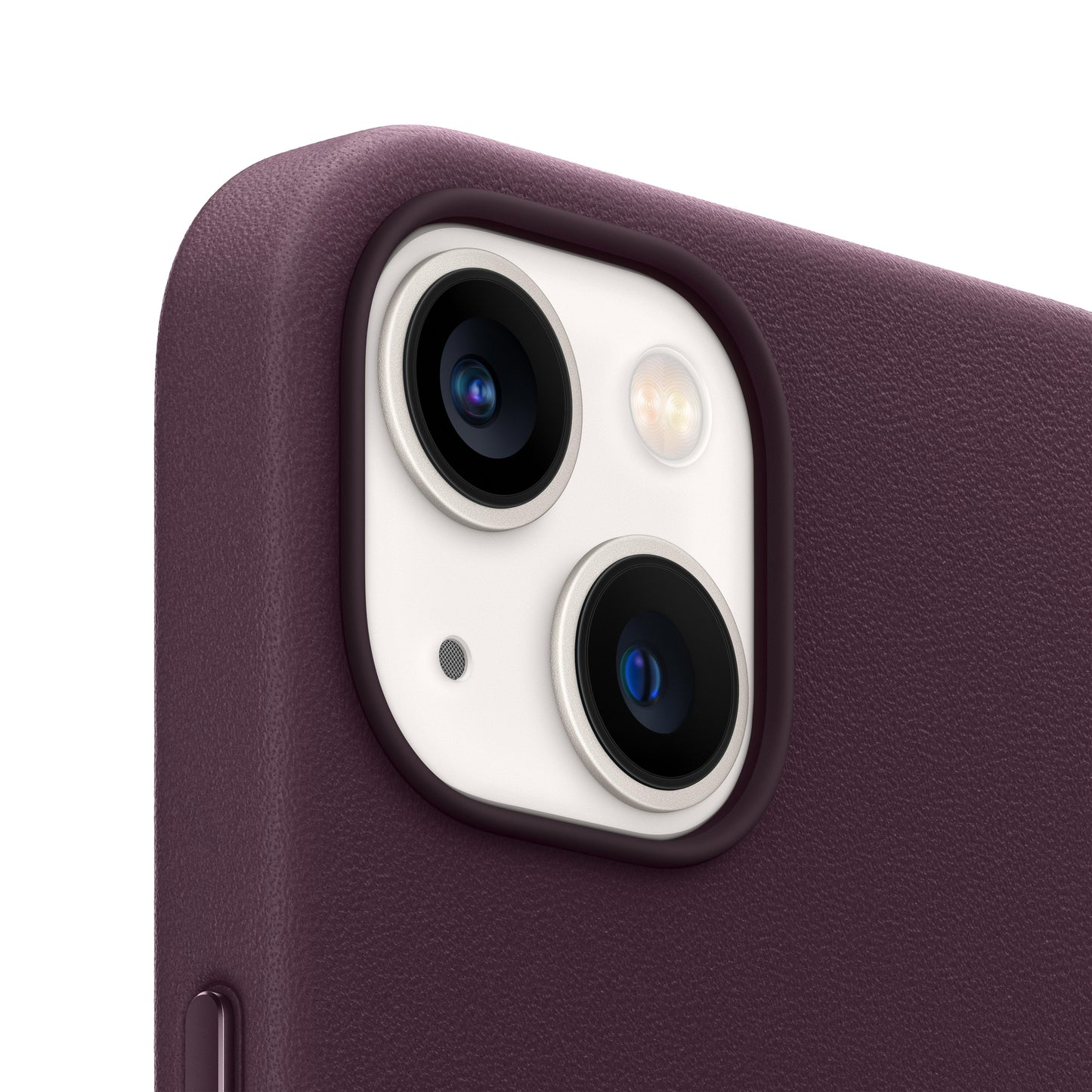 iPhone 13 mini Leather Case with MagSafe - Dark Cherry