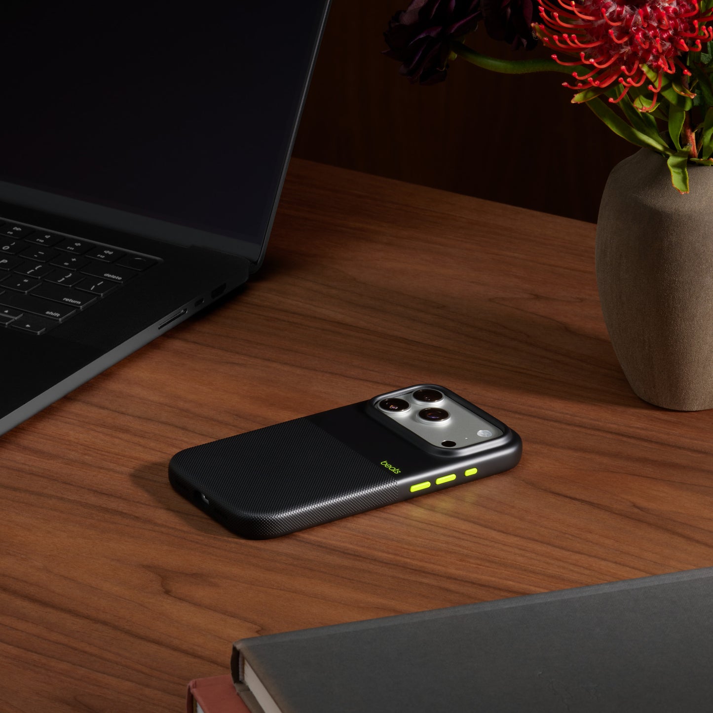 Beats iPhone 17 Pro Rugged Case with MagSafe and Camera Control – Everest Black