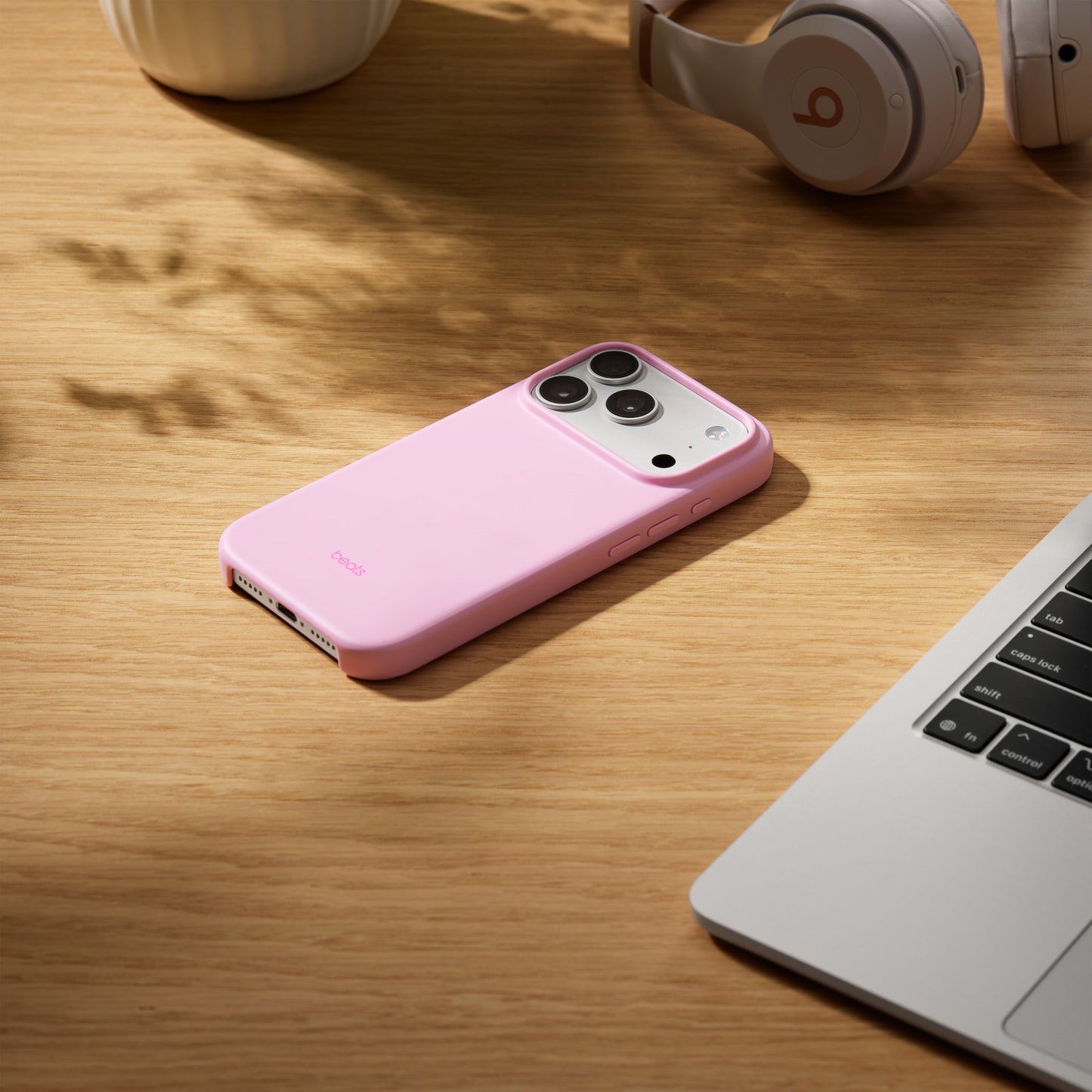 Beats iPhone 17 Pro Case with MagSafe and Camera Control — Pebble Pink