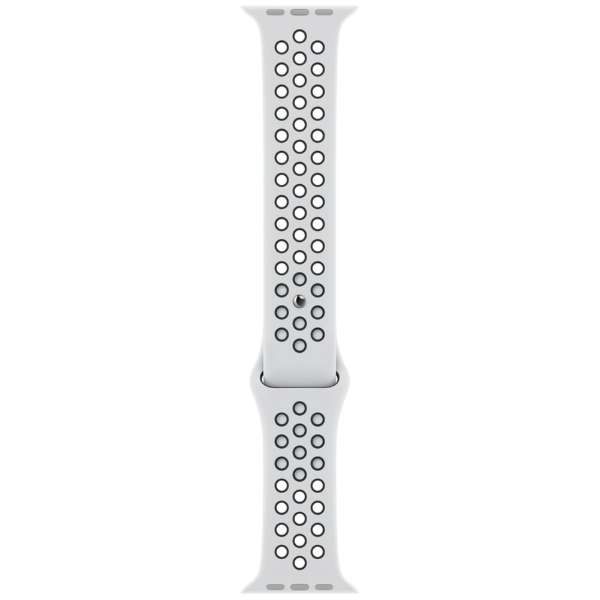 41mm Pure Platinum/Black Nike Sport Band - Regular