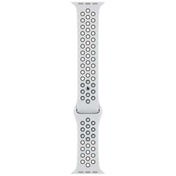 41mm Pure Platinum/Black Nike Sport Band - Regular