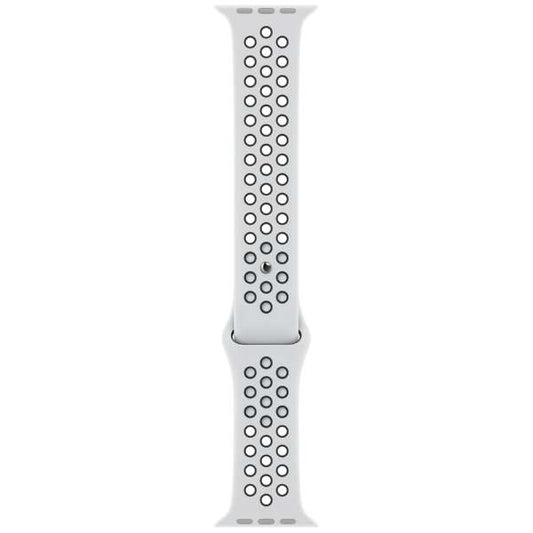 45mm Pure Platinum/Black Nike Sport Band - Regular