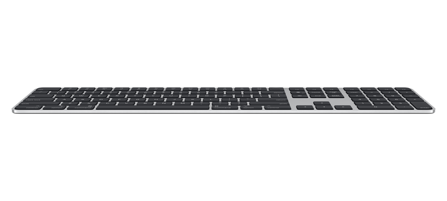 Magic Keyboard with Touch ID and Numeric Keypad for Mac models w/Apple silicon-Black Keys-US English