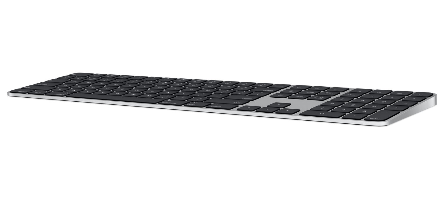 Magic Keyboard with Touch ID and Numeric Keypad for Mac models w/Apple silicon-Black Keys-US English
