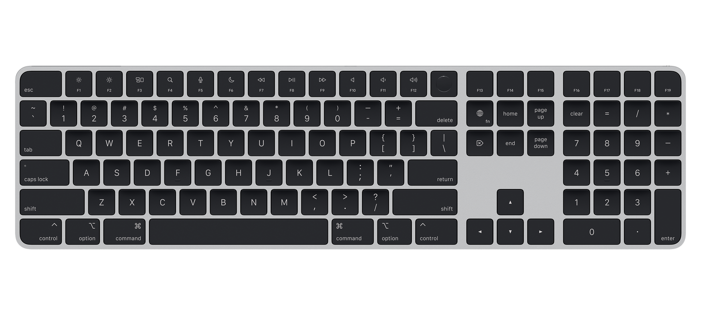 Magic Keyboard 2022 Touch ID and Numeric Keypad - Black Keys