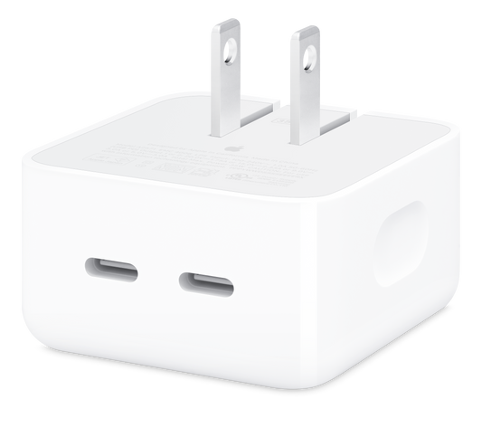 35W Dual USB-C Port Compact Power Adapter