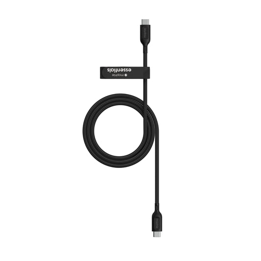 MOPHIE Essential USB-C to USB-C 60w Cable 2m Freebie - Black