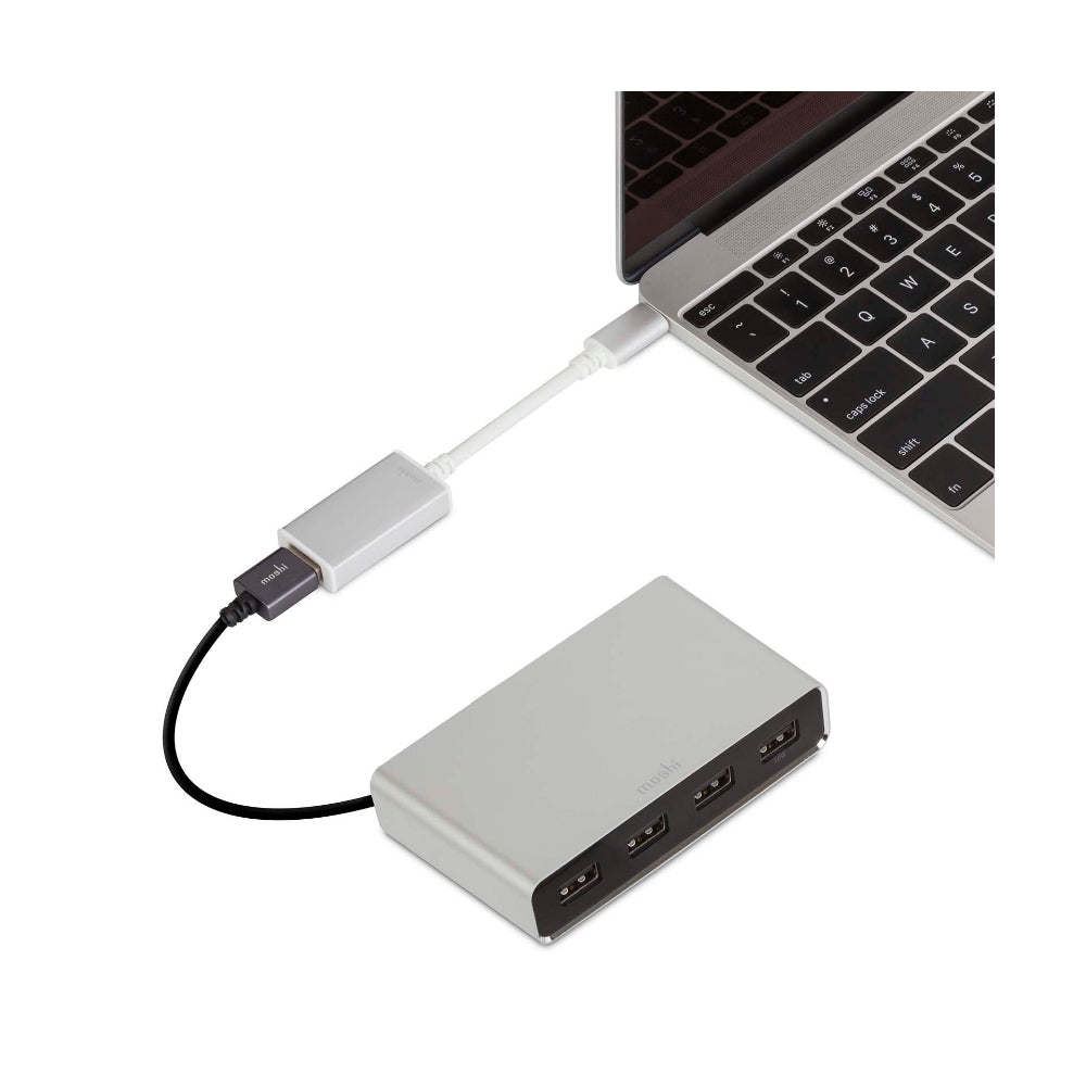 MOSHI USB-C to USB-A Adapter - Silver