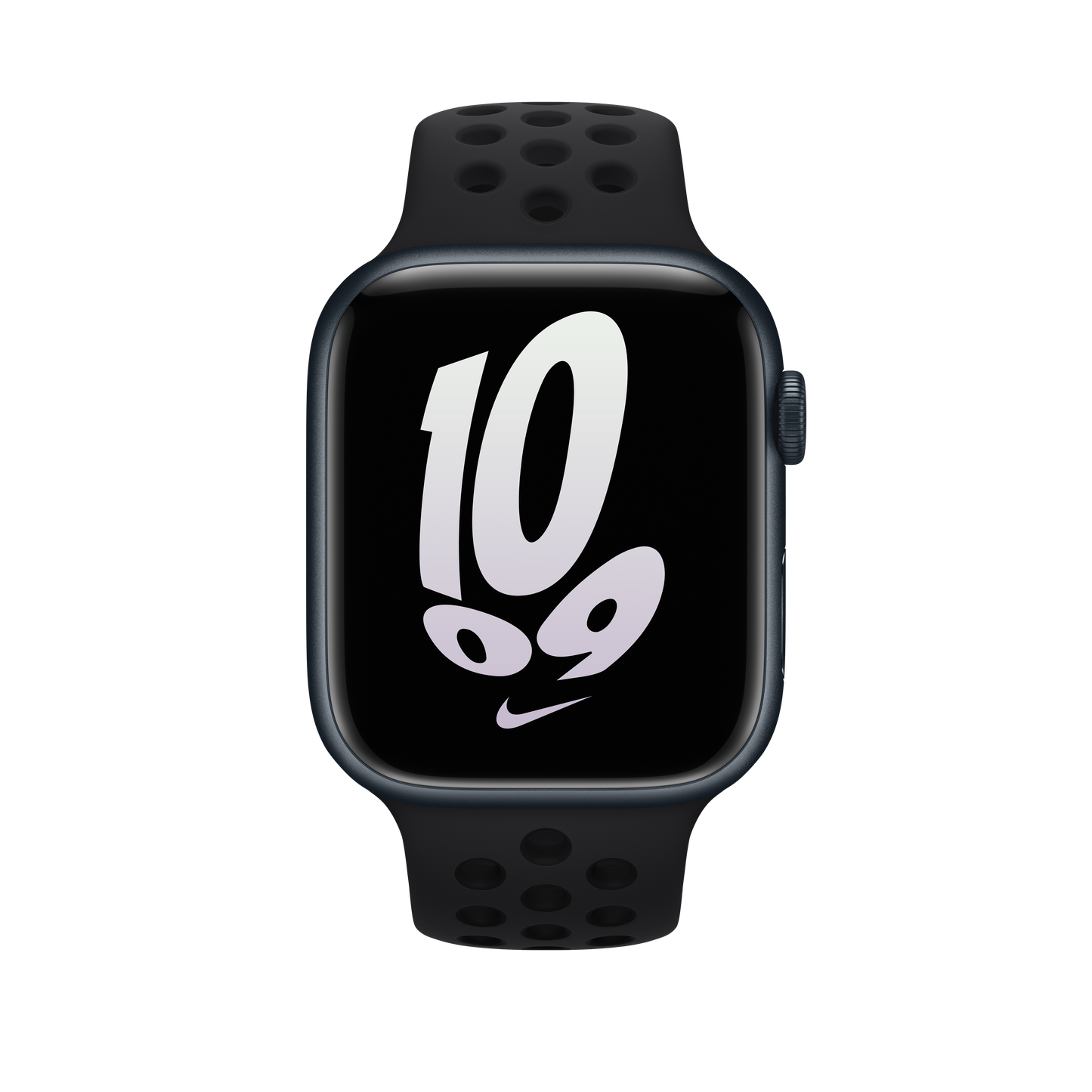 45mm Black/Black Nike Sport Band