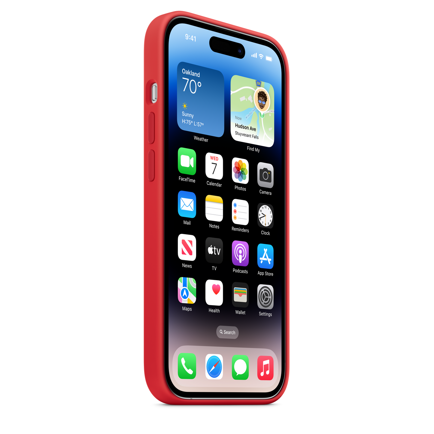 iPhone 14 Pro Silicone Case with MagSafe - (PRODUCT)RED