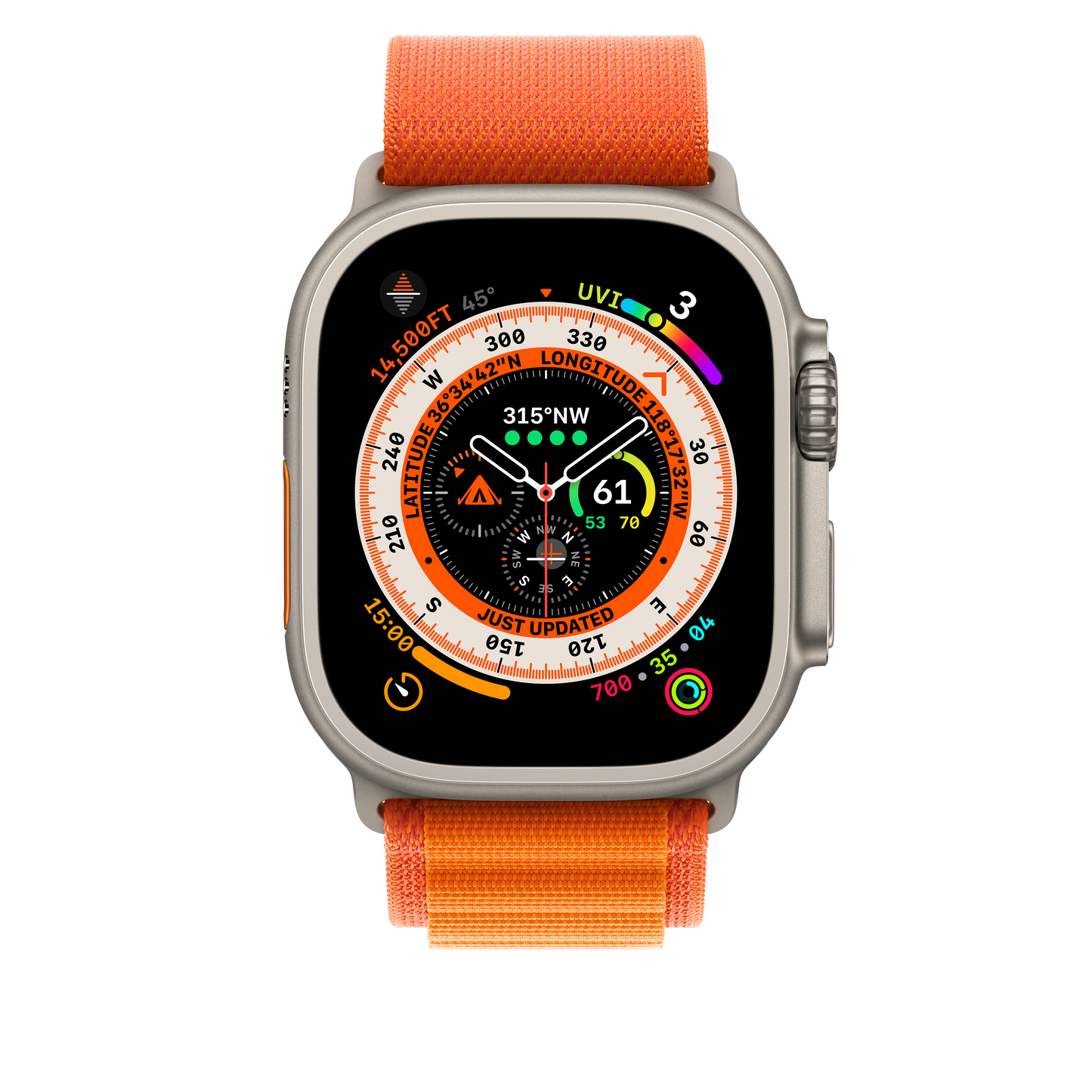 49mm Orange Alpine Loop - Large