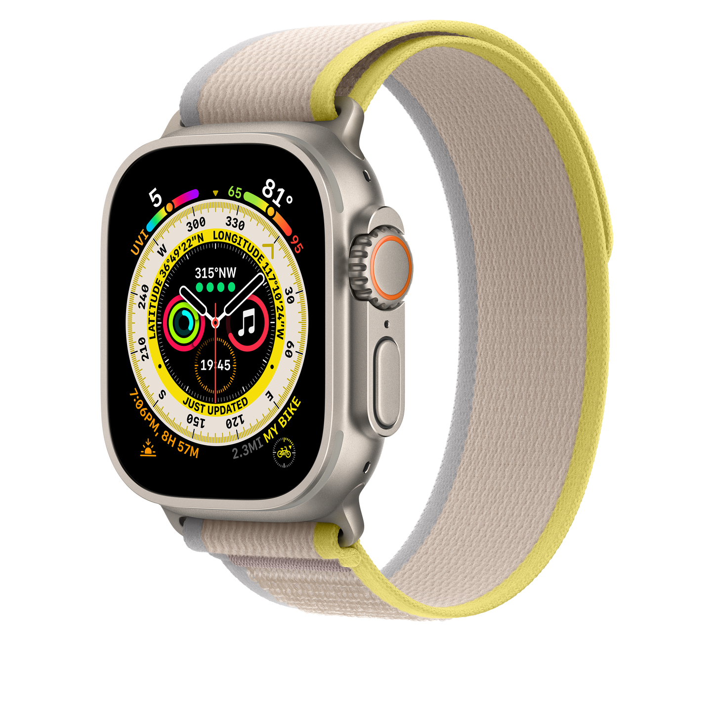 49mm Yellow/Beige Trail Loop - M/L