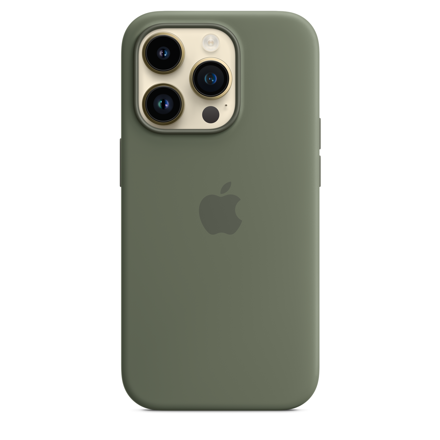 iPhone 14 Pro Silicone Case with MagSafe - Olive