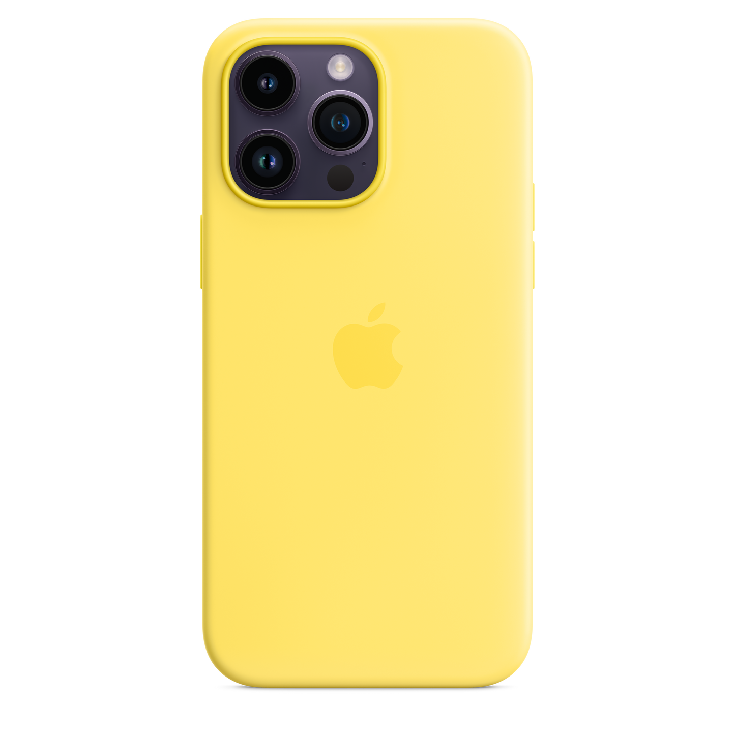 iPhone 14 Silicone Case with MagSafe - Canary Yellow - Apple