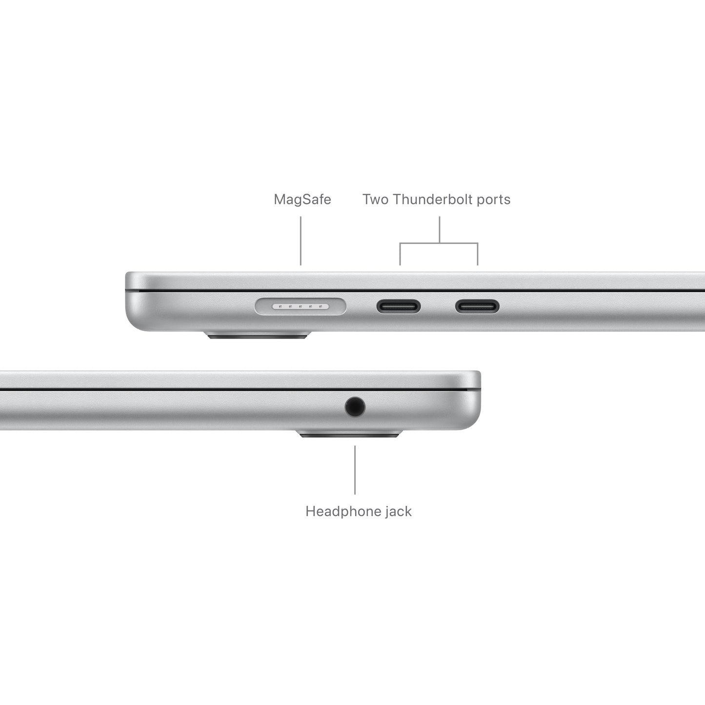 15-inch MacBook Air: Apple M3 chip with 8‑core CPU and 10‑core GPU, 256GB SSD - Silver