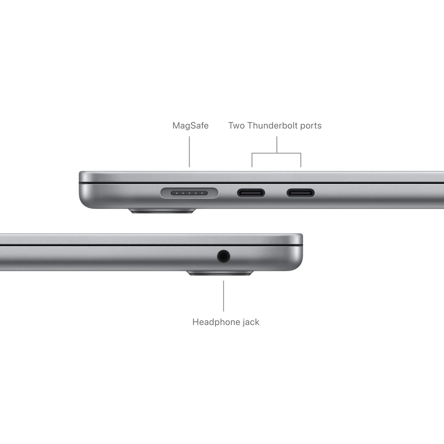 15-inch MacBook Air: Apple M3 chip with 8‑core CPU and 10‑core GPU, 256GB SSD - Space Gray