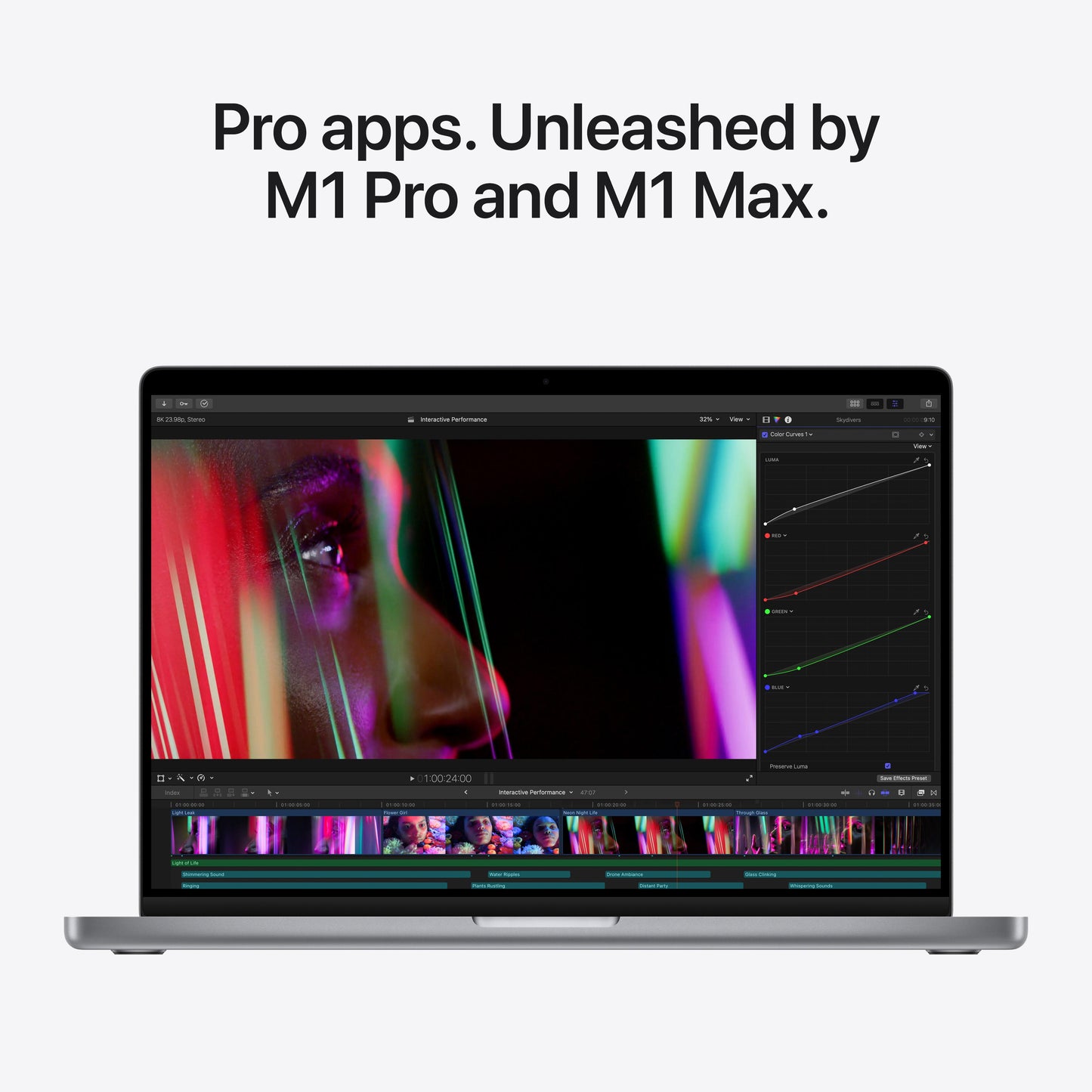 14-inch MacBook Pro: Apple M1 Pro chip with 8_core CPU and 14_core GPU 512GB SSD - Space Grey