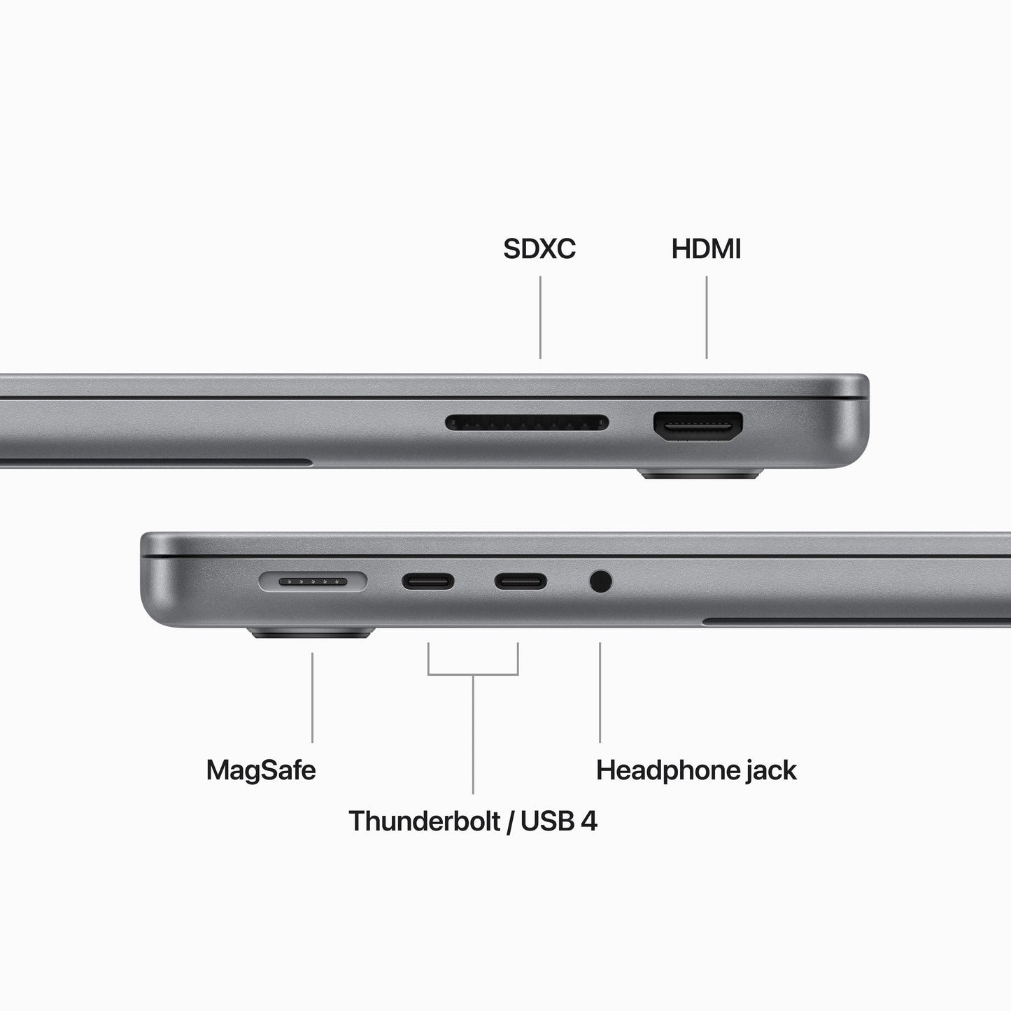 14-inch MacBook Pro: Apple M3 chip with 8‑core CPU and 10‑core GPU, 1TB SSD - Space Gray