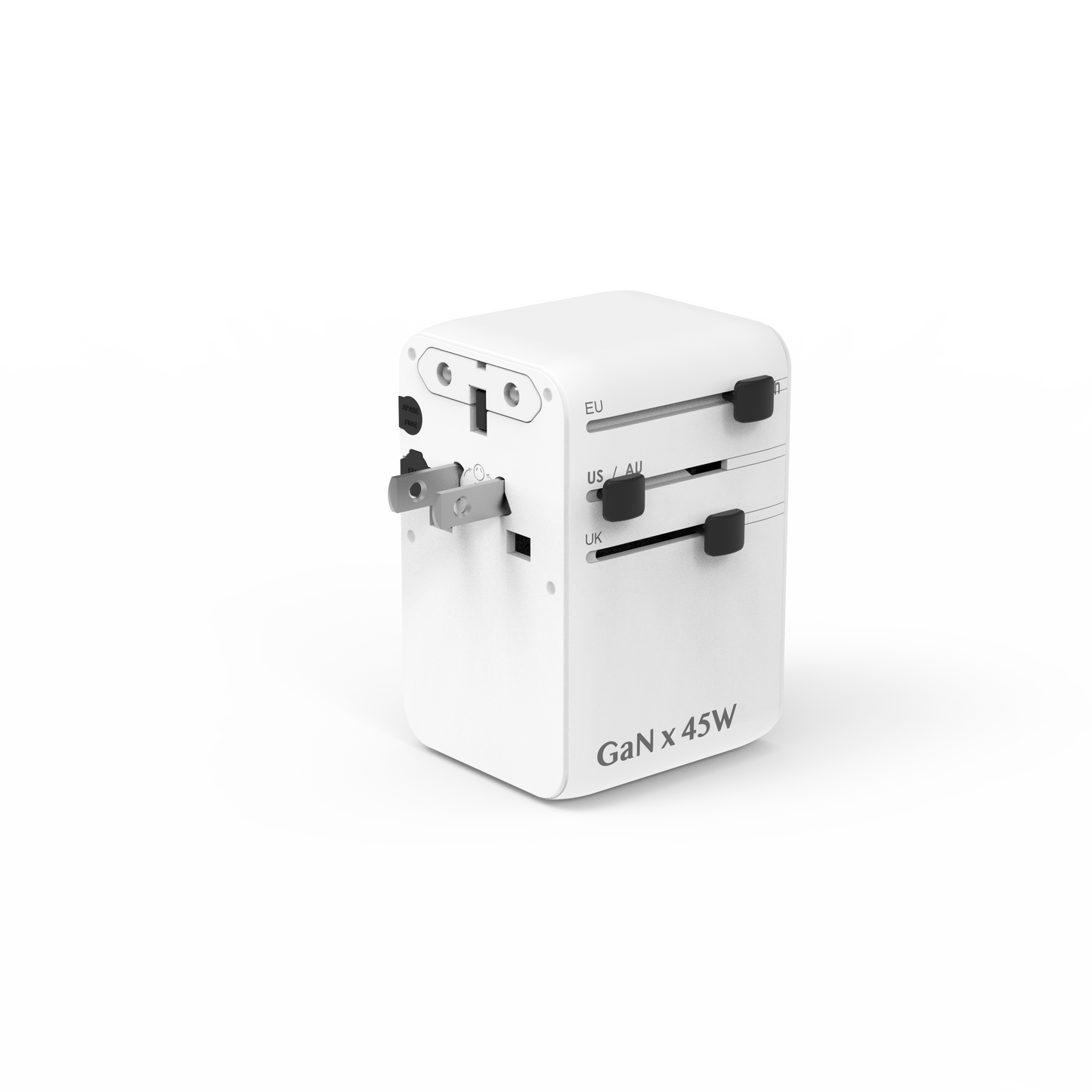 "FEELTEK All-in-1 Universal Travel Charger, 45W w/ Cable"