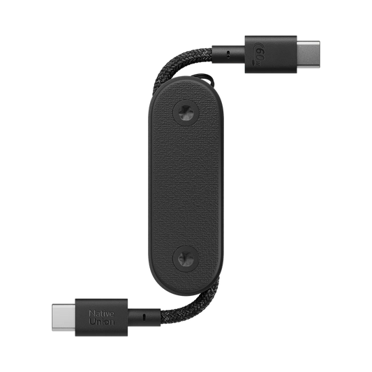 NATIVE UNION USB-C to USB-C Pocket Cable - Black